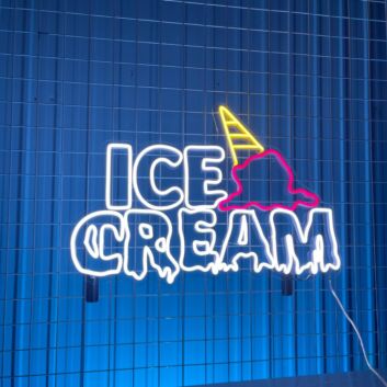 ICE CREAM LED-Neonschild für Eisdiele Café