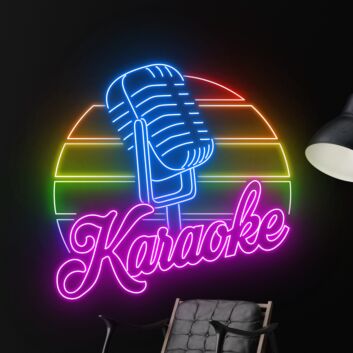 Karaoke LED-Neonschild für Bar und Club