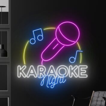 Karaoke Night LED-Neonschild für Bar Club