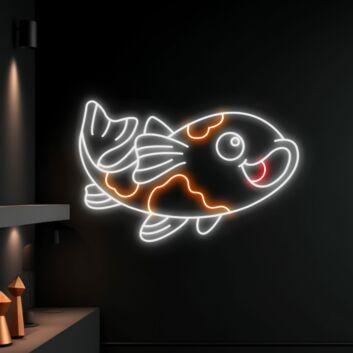 Koi Fisch LED-Neonschild für Wohnzimmer oder Restaurant