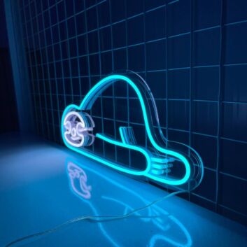 Rennauto LED-Neonschild für Garage und Kinderzimmer