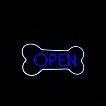 OPEN LED-Neonschild für Hundeladen