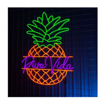 Pura Vida LED-Neonschild für Bar Cafe