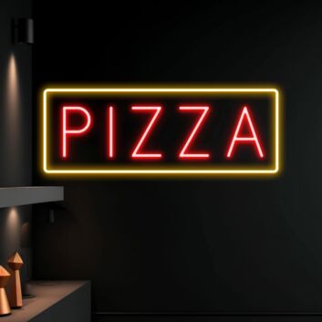 PIZZA LED-Neonschild für Pizzeria und Restaurant