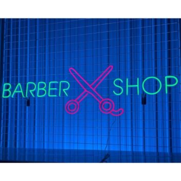 BARBER SHOP LED-Neonschild für Friseursalon