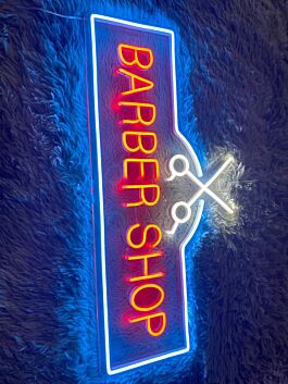 BARBER SHOP LED-Neonschild für Friseursalon