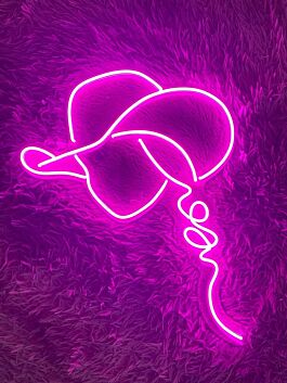 Cowboyhut LED-Neonschild für Wohnzimmer Bar