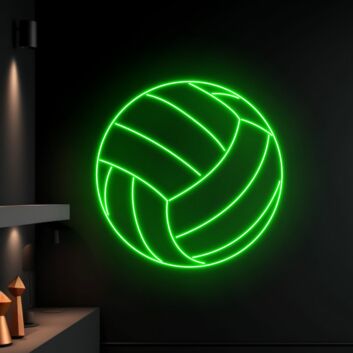 Volleyball LED-Neonschild für Sporthalle und Wohnzimmer