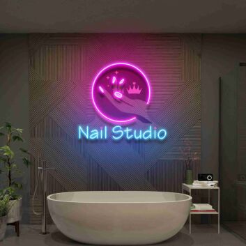 Nail Studio LED-Neonschild für Nagelstudio Schönheitssalon