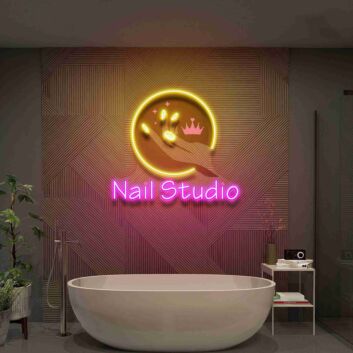 Nail Studio LED-Neonschild für Nagelstudio