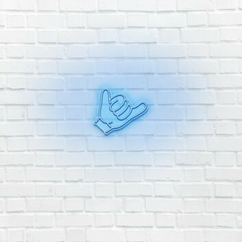 Shaka-Handzeichen LED-Neonschild für Bar Club