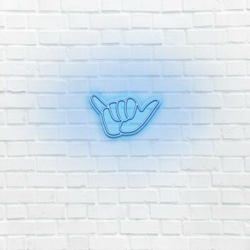 Shaka Handzeichen LED-Neonschild für Bar Club