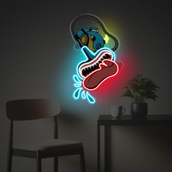 Freaking Staubsauger LED-Neonschild mit UV-Druck aus Acryl