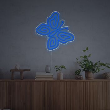 Schmetterling LED-Neonschild Wohnzimmer Schlafzimmer