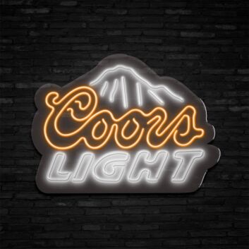 Coors Light LED-Neonschild Bar Pub