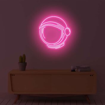 Astronautenhelm LED-Neonschild Wohnzimmer Kinderzimmer