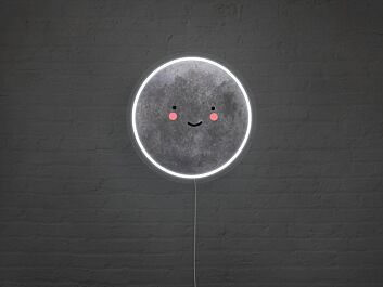 lächelnde Sonne LED-Neonschild für Kinderzimmer Wohnzimmer