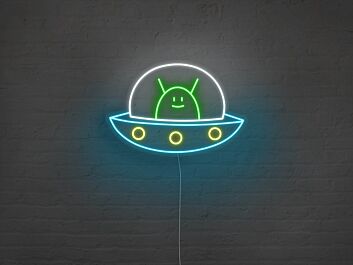 Alien Neon Sign
