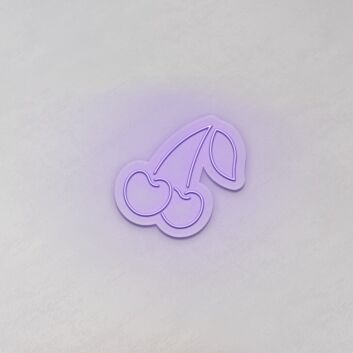 Kirschen LED-Neonschild für Bar und Küche