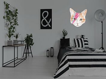 Katze mit Blitzsymbol LED-Neonschild Schlafzimmer Wohnzimmer
