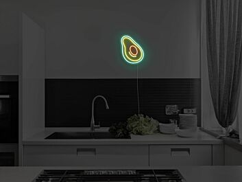 Avocado LED-Neonschild für Küche und Restaurant