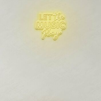 LET the MUSIC Play LED-Neonschild für Bar Club