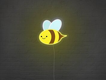 Biene LED-Neonschild für Kinderzimmer Wohnzimmer