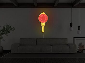Chinesische Laterne LED-Neonschild für Wohnzimmer oder Restaurant