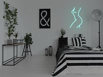 Umriss einer weiblichen Silhouette LED-Neonschild für Wohnzimmer oder Bar