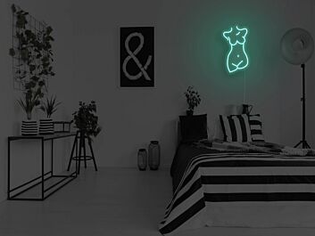 weiblicher Körperumriss LED-Neonschild für Schlafzimmer Wohnzimmer