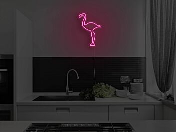 Flamingo LED-Neonschild Küche Wohnzimmer