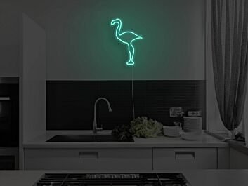 Flamingo LED-Neonschild Küche Wohnzimmer