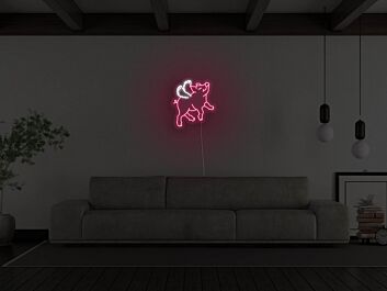 fliegendes Schwein LED-Neonschild für Wohnzimmer Bar
