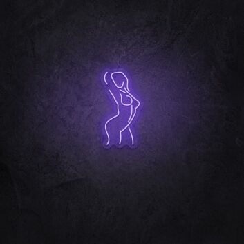 tanzende Frauen Silhouette LED-Neonschild für Bar Club