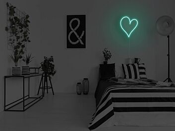 Herzsymbol LED-Neonschild für Schlafzimmer Wohnzimmer