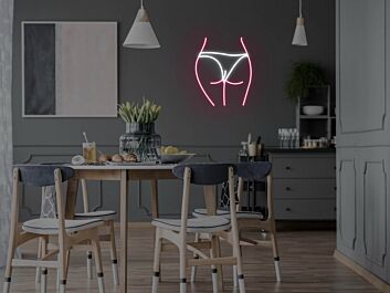 weibliche Silhouette in Unterwäsche LED-Neonschild für Bar Club