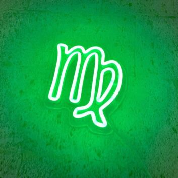 Virgo Zodiac Neon Sign