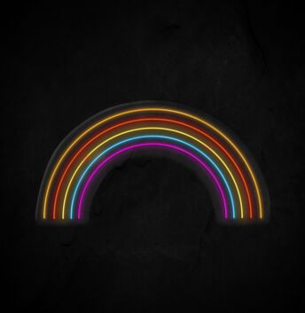 Regenbogen LED-Neonschild Wohnzimmer Kinderzimmer