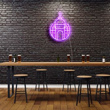 Taj Mahal LED-Neonschild für Bar und Restaurant