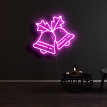 Weihnachtsglocken LED-Neonschild Wohnzimmer Weihnachtsdekoration