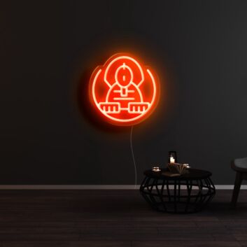 Sphinx von Gizeh als LED-Neonschild