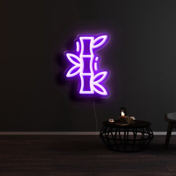 Bambus LED-Neonschild Wohnzimmer Restaurant