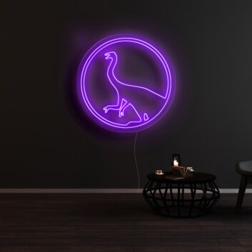 Dinosaurier Silhouette LED-Neonschild Wohnzimmer Kinderzimmer