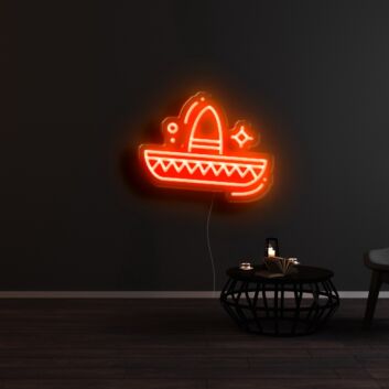 Sombrero Hut LED-Neonschild für Bar Restaurant