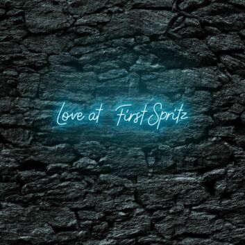 Love at First Spritz LED-Neonschild für Bar und Restaurant