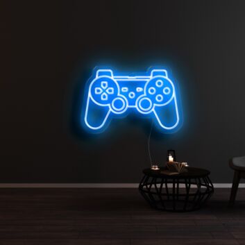 Spielcontroller LED-Neonschild für Gamingzimmer und Wohnzimmer