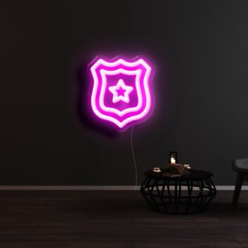 Schild mit Sternsymbol LED-Neonschild für Wohnzimmer Bar