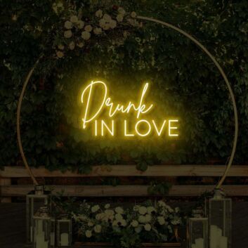Drunk In Love LED-Neonschild für Hochzeit und Bar