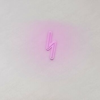 Blitzsymbol LED-Neonschild für Gaming und Bar