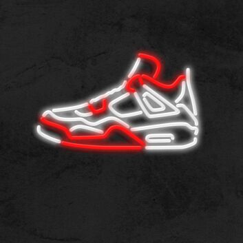 Sneaker LED-Neonschild für Sneaker Store und Wohnzimmer